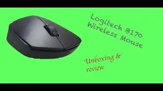 Logitech B170 mouse unboxing & overview by Zaid Ajani.