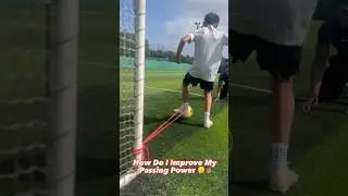 ❗️☄️ How To Improve Passing Power ☄️❗️ #soccer #football  #shortsvideo  #soccershorts  #soccerdrill