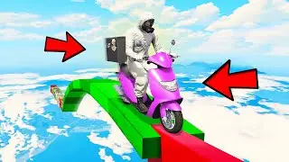 🤣 FUNNY PIZZA DELIVERY RACE in GTA 5