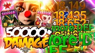 55000 DMG LUSHEN SHOCKS Enemies in Summoners War