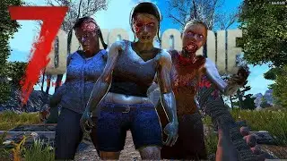7 Days to Die. / 7 Дней Чтобы Умереть. Старт в Трио! Попытки Разобраться в Игре!