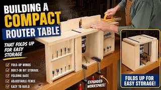 Building a Compact Router Table That Folds Up