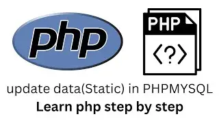 How to Update Database Table Data with PHP MySQLi || Update data in Database using PHP