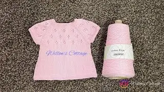 Knit a simple dress for 1-3 month old babies