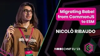 Nicoló Ribaudo | Migrating Babel from CommonJS to ESM