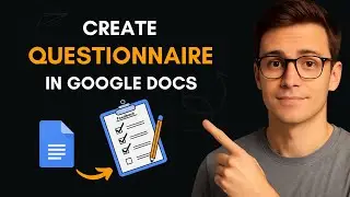 How to Create Questionnaire in Google docs- Quick Guide