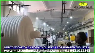 Humidification in Foam Industry / Corrugated Industry