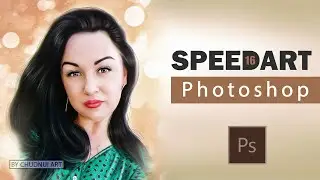 #SpeedArt 16 / #БОКЕ / #Photoshop / #SPEEDPAINTING / #PORTRAIT / #дримарт / CHUDNUI ART
