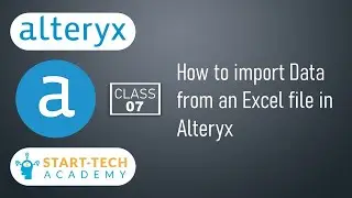 How to import data from an Excel file in Alteryx