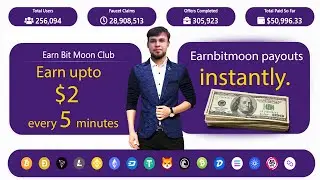 Earnbitmoon payouts instantly ।। Earn Upto $2 every 5 Minutes ।। Earnbitmoon.club
