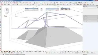 Sketchup Tricks - Roof Modeling from Planes