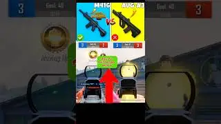 M416 vs Aug A3 Full Damage details #pubgmobile #bgmi #battleroyalegame #zodking