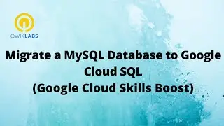 Migrate a MySQL Database to Google Cloud SQL-[GSP306]