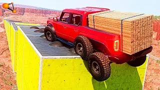 Stairs VS Cars #34 - BeamNG drive