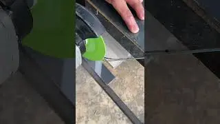 cuttting glass with grinder