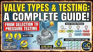 TYPES OF VALVE AND TESTING OF VALVES