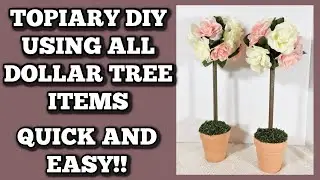 TOPIARY DIY DOLLAR TREE