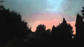 Thunderstorm At Sunset