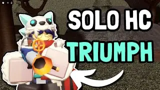 SOLO HARDCORE TRIUMPH WITH BUFFED SNOWBALLER | Roblox Tower Defense Simulator TDS