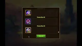Hero Wars-Opening Frozen boxes from Frozen Treasure Season