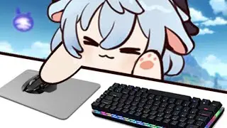 Bongo Cat Cam custom Ganyu