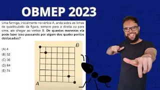 Ant question 🐜 OBMEP 2023 
