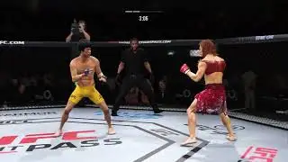 UFC4 Bruce Lee vs Hitomi Matomi EA Sports UFC4  Super Battle