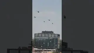 Choppers over Uptown! 8/4/24 #chicago #news #localnews #shorts  #army #nationalguard  #lollapalooza
