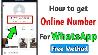 How to get online number for Whatsapp