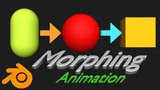 Blender 3.0 - Morphing animation of cube, capsule and sphere Tutorial