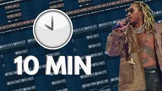 Making A Hard Beat For Future In 10 MINUTES | FL Studio