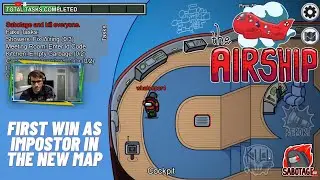 Exploring The NEW Airship Map As The Impostor and WINNING!!!