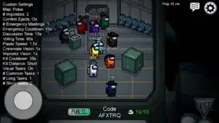 When you try to get into a room in Among Us