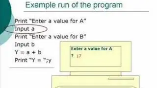 Prelude to Computer Science - 14: A simple program in BASIC