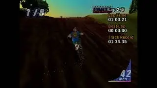 EA Sports Supercross (PS1) // New Berlin, NY Track Record 1:31.400