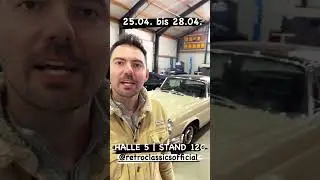 BESUCHT UNS AUF DER RETRO CALSSICS MESSE IN STUTTGART! VOM 25.04. BIS 28.04. HALLE 5 | STAND 12C