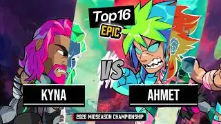 EPIC!!! KYNA vs AHMET | Top 16 Brawlhalla MidSeason Championship 1v1 2026 | Teros vs Petra
