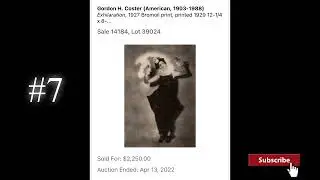 Top 10 Photographs Auction (04-13-2022)