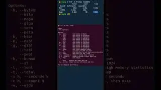 free Linux command! A Linux🐧monitoring👀 tool. #shorts #linux #ubuntu #free #commands
