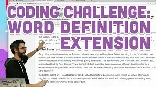 Coding Challenge #84: Word Definition Extension