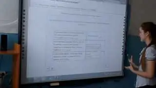 Фрагмент урока русского языка в 9 классе с использованием интерактивной доски