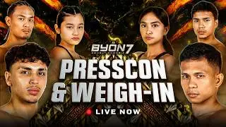 PUTRA VS RONAL II ! WEIGH IN & PRESS CONFERENCE BYON COMBAT SHOWBIZ VOL. 7 !