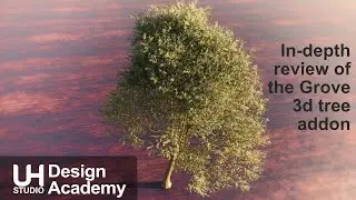 In-depth review of the Grove 6 Tree addon for Blender, which now includes animation.