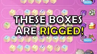 STOP GIVING ME "H"! ALPHABET BOXES ARE RIGGED!