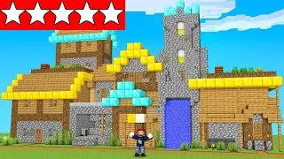 Ich BAUE ein LUXUS DORF (5 Sterne) - Minecraft