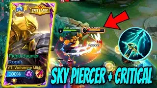 NEW BUILD HYPER ROGER CRITICAL‼️SKY PIERCER + BERSEKER FURY🔥BEST BUILD ROGER 2024 ~ MLBB