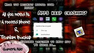 Crashing Apps (Only on Rooted phone📱) - 100% working!
