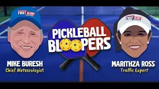 Pickleball bloopers with Mike Buresh and Marithza Ross | Action News Jax