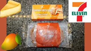 7-Eleven 7-Select: Pumpkin Cheesecake Snack Pie & Hot Mango Honey Bun Review