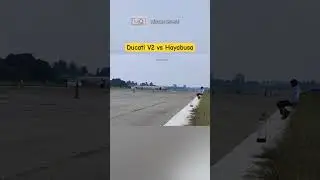 Ducati V2 vs Hayabusa Drag race 🔥 #shorts #dragrace #ducati #hayabusa #race